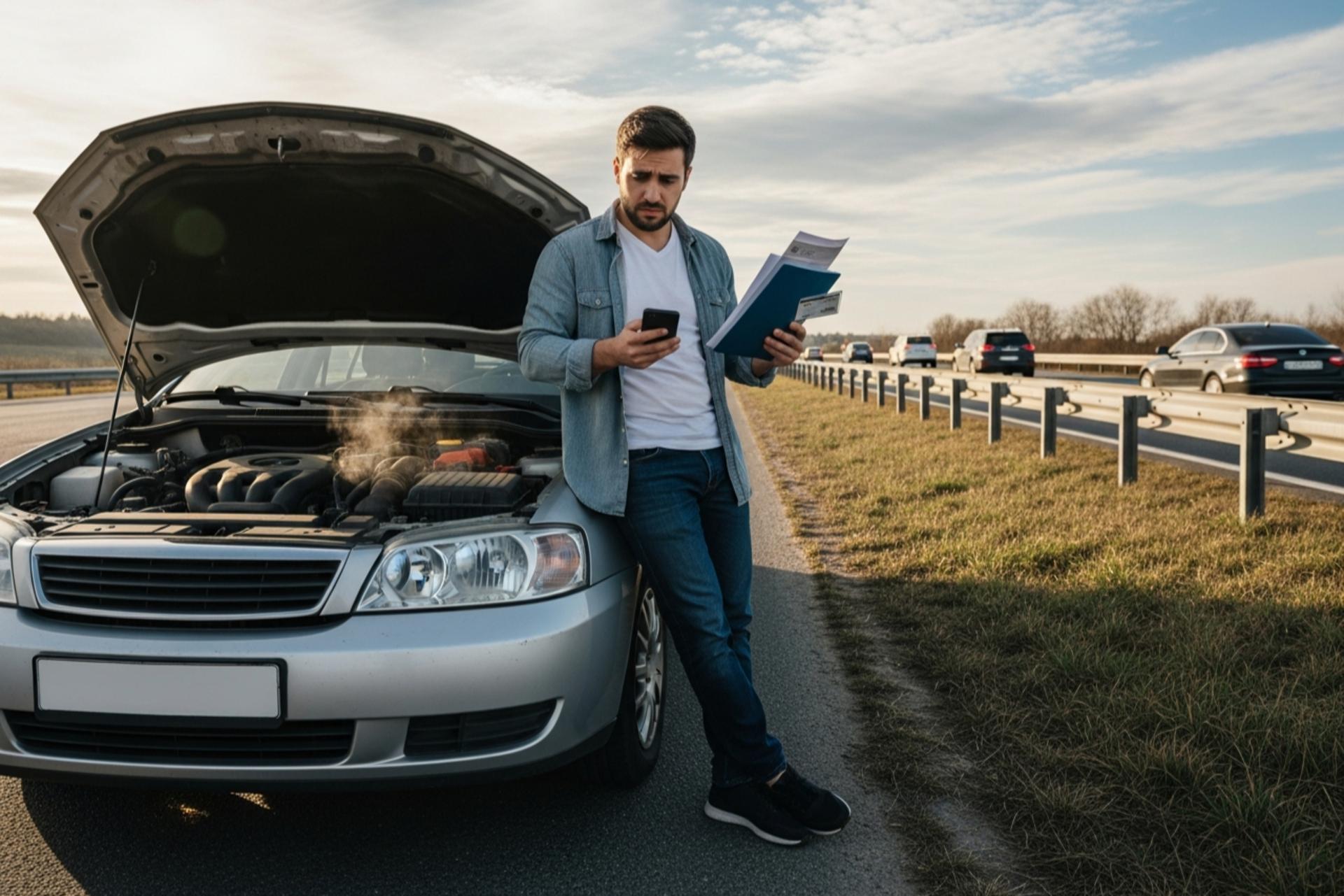 مدارک مورد نیاز برای درخواست امداد خودرو