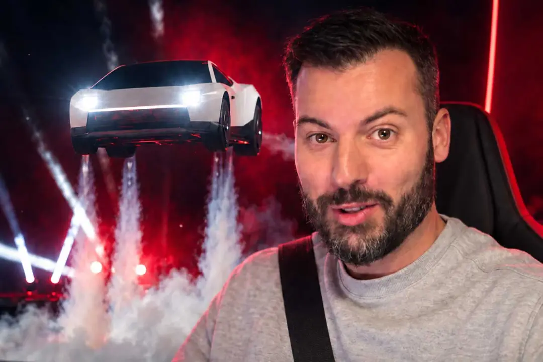 خودروی مفهومی ریمک (Rimac) در حال پرواز با موتورهای موشکی