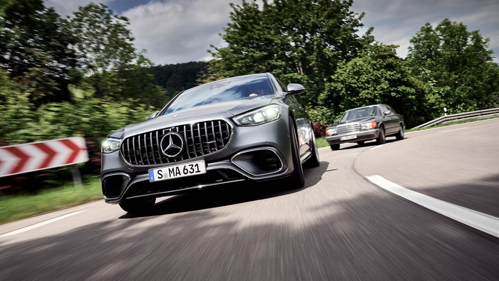 مرسدس S کلاس W126 در برابر AMG S63