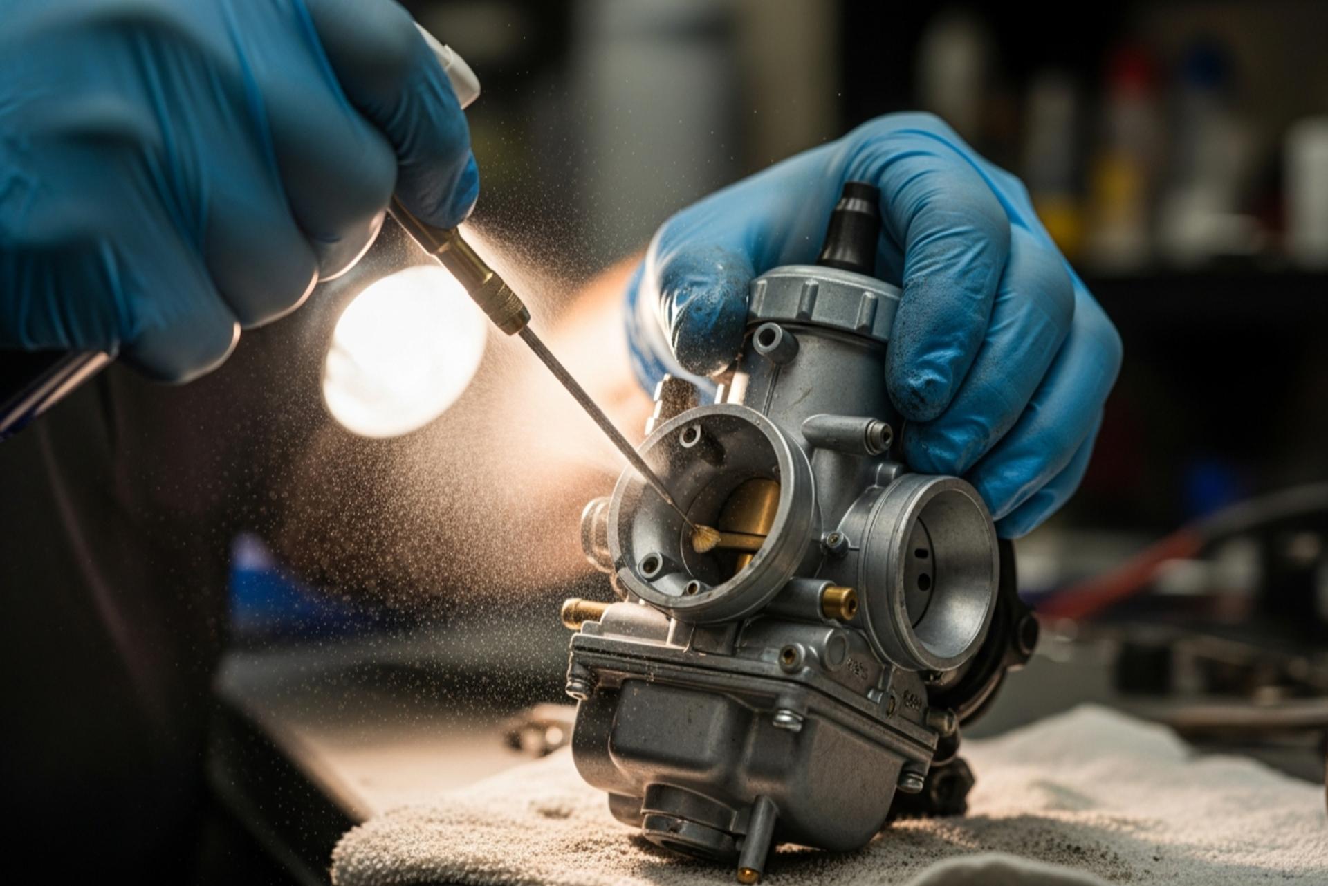 سرویس و تمیز کردن کاربراتور موتور سیکلت