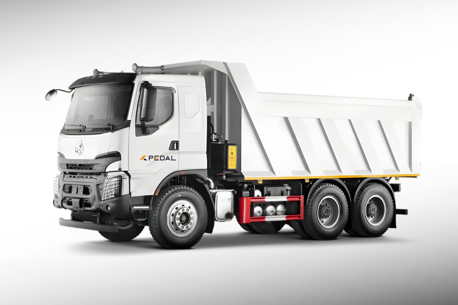 نمای جانبی کامیون کمپرسی دافران h7d 480 شایان دیزل