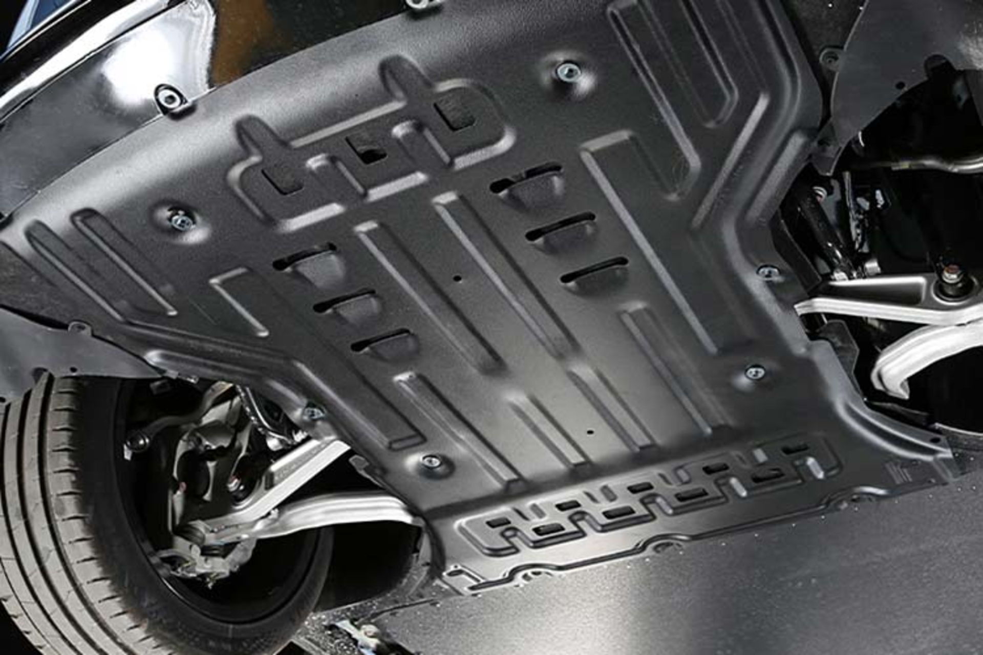 سینی زیر موتور فلزی