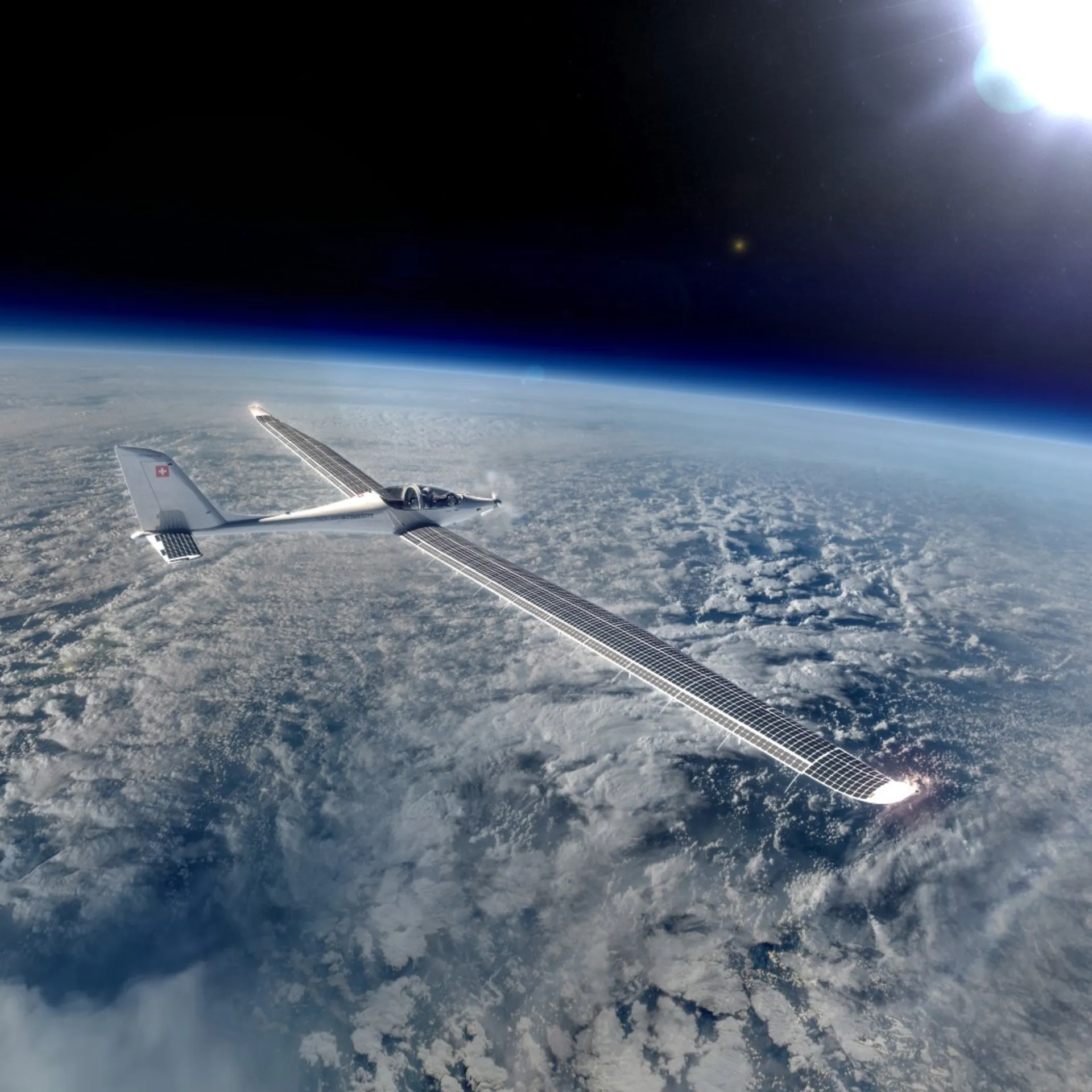 هواپیمای خورشیدی solarstratos