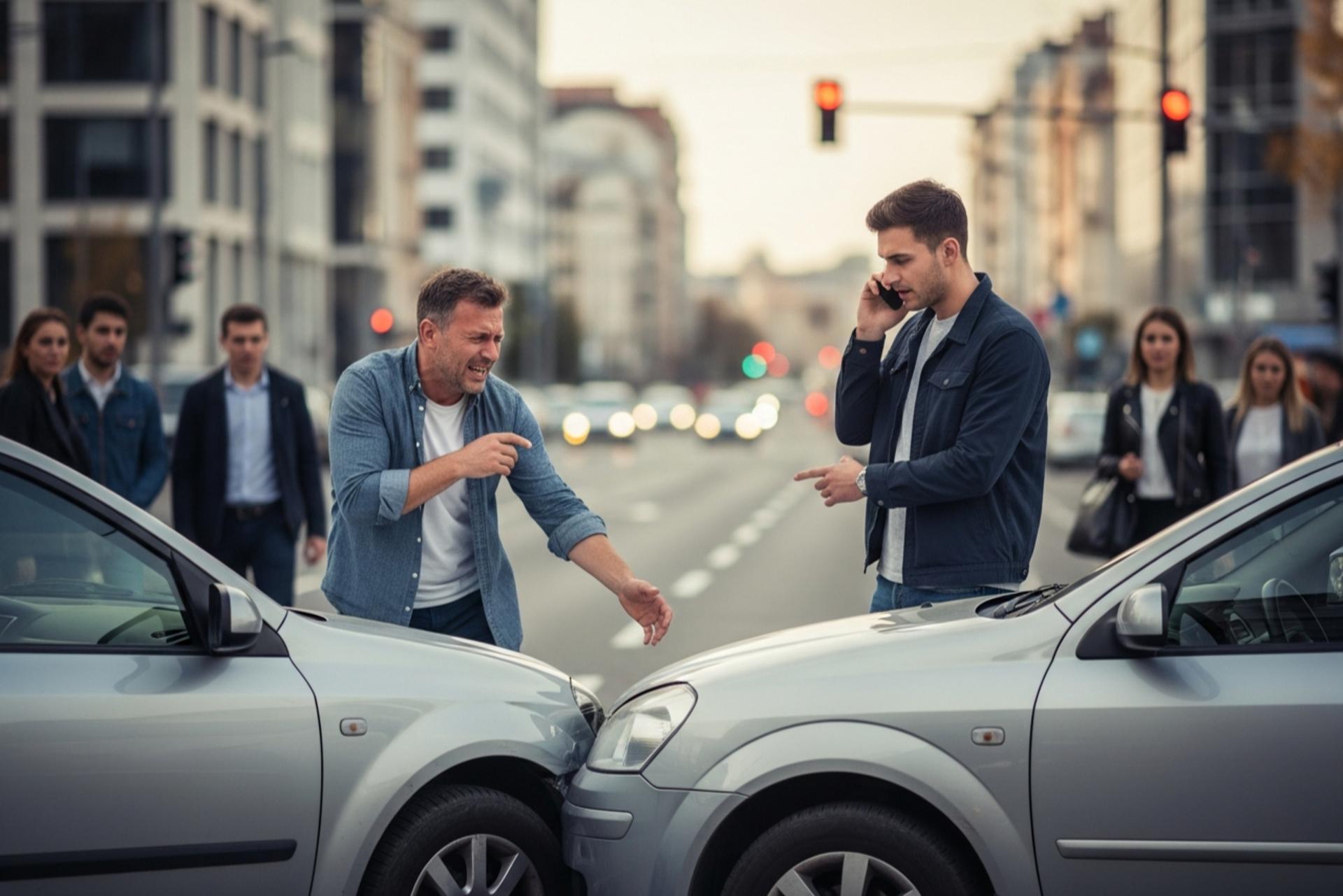 تصادف ساختگی برای کلاهبرداری و گرفتن خسارت از بیمه