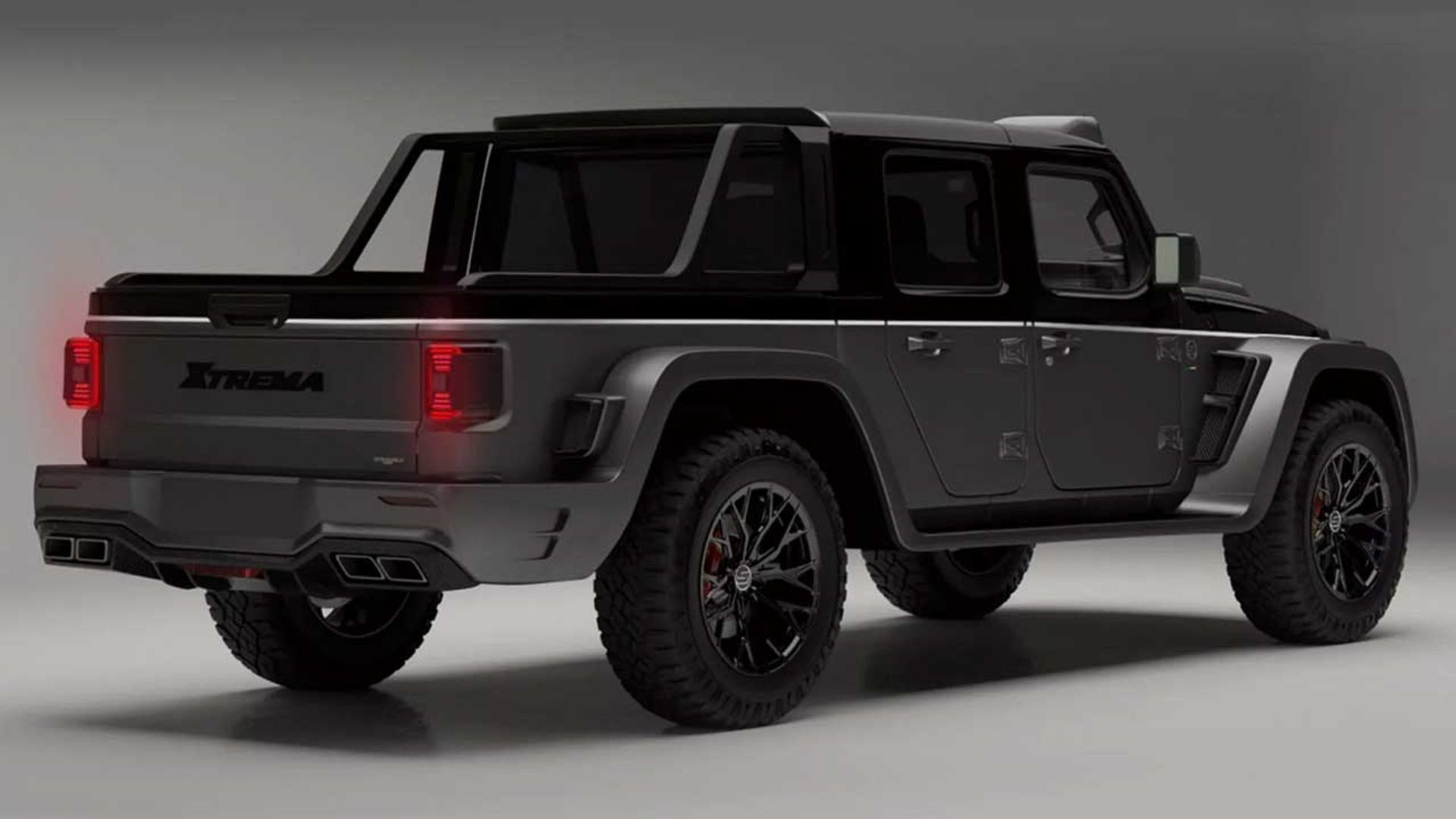 جیپ گلادیاتور تیونینگ استراداله مودنا