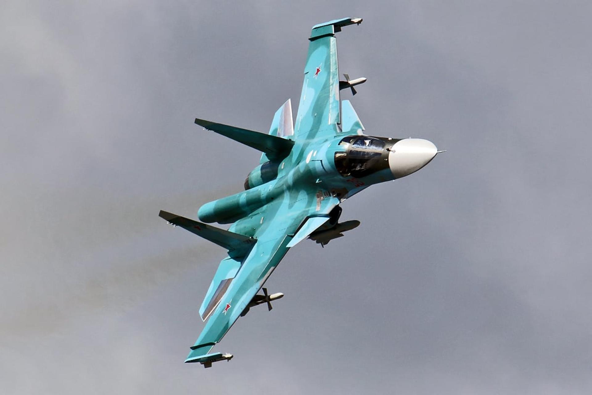 su 34   Russian air force 