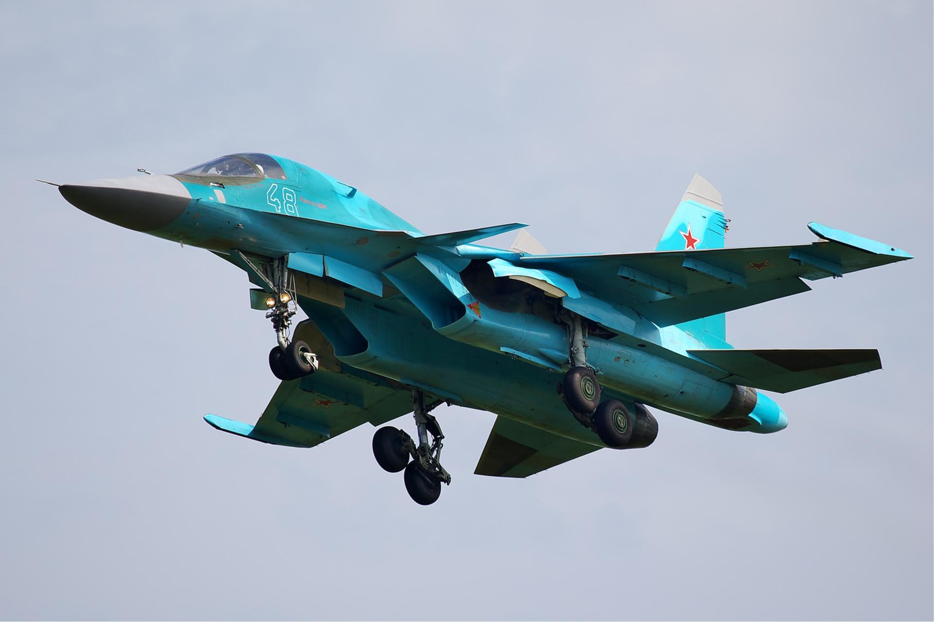 su 34   Russian air force 