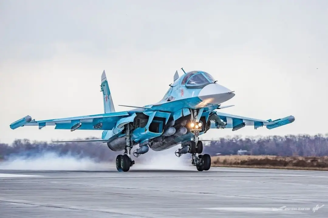 su 34   Russian air force 