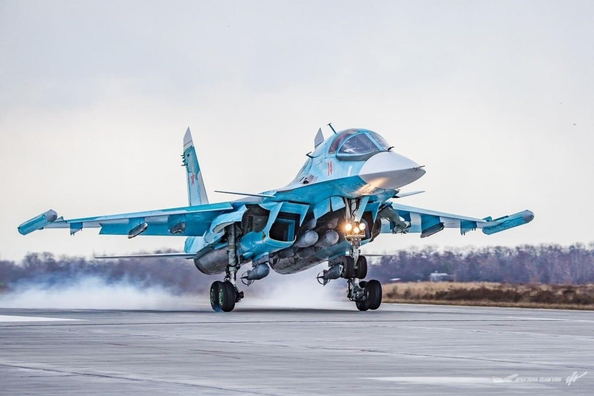 su 34   Russian air force 