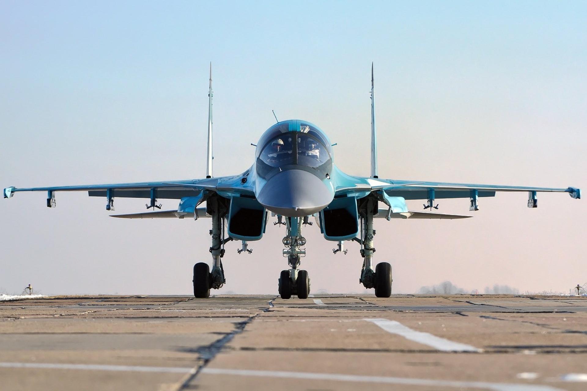 su 34   Russian air force 