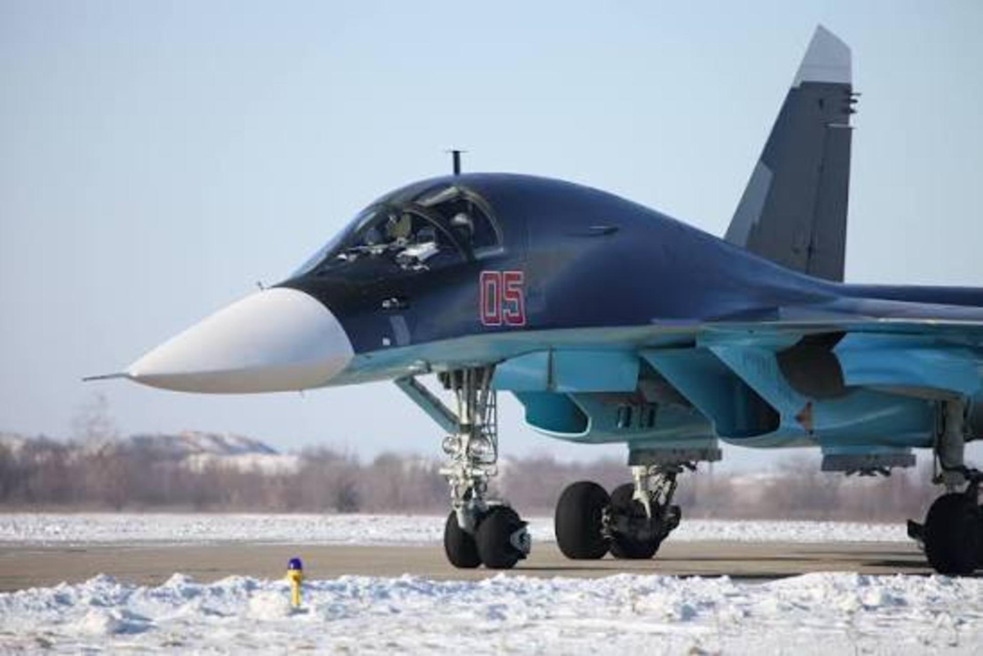 su 34   Russian air force 