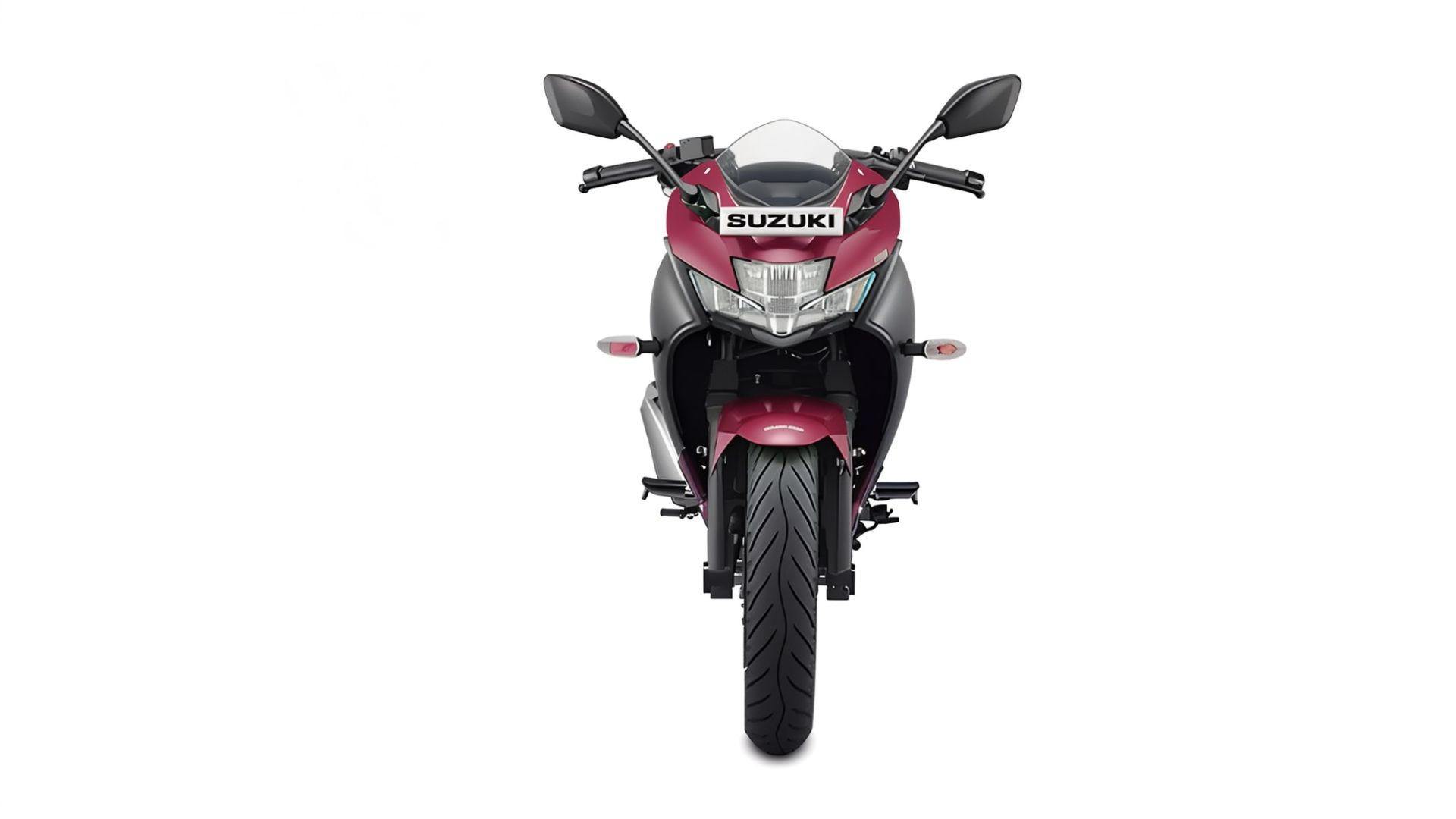 رو به روی موتورسیکلت سوزوکی جیکسر sf250 ff