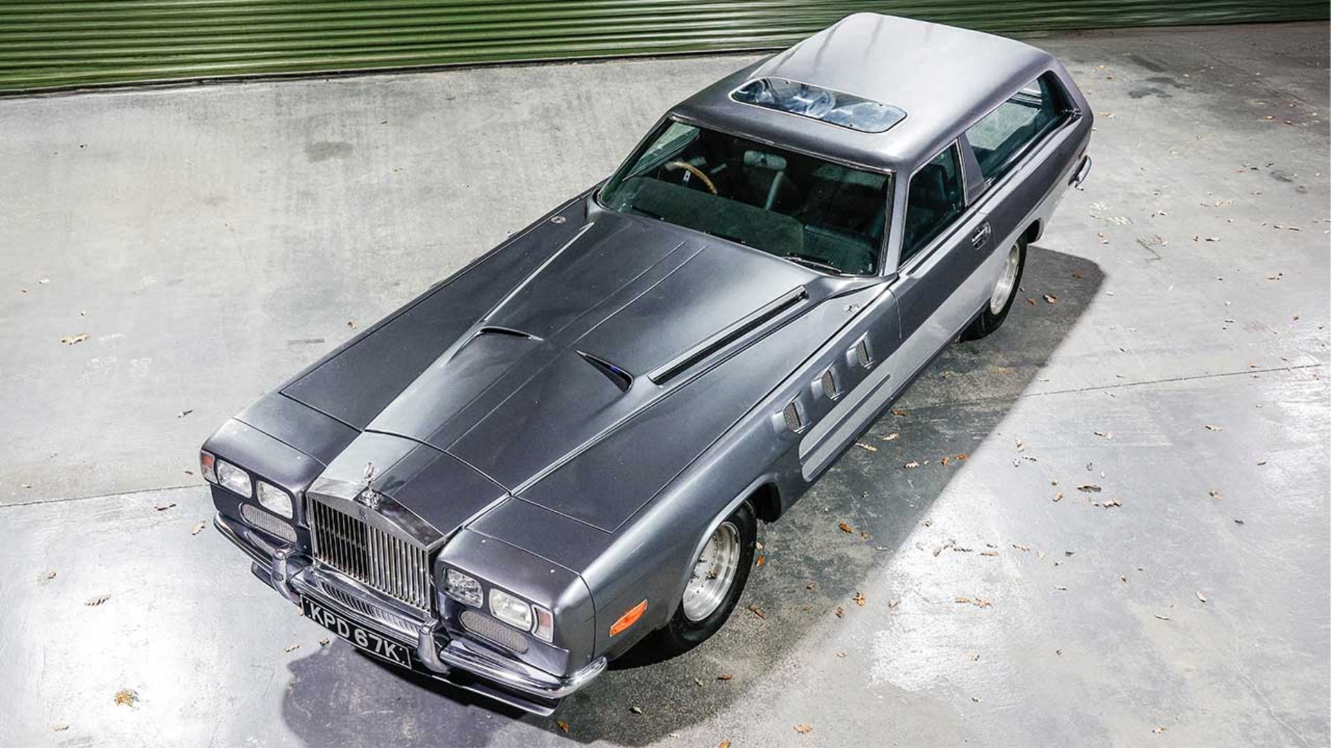 رولزرویس هیولا با موتور هواپیما