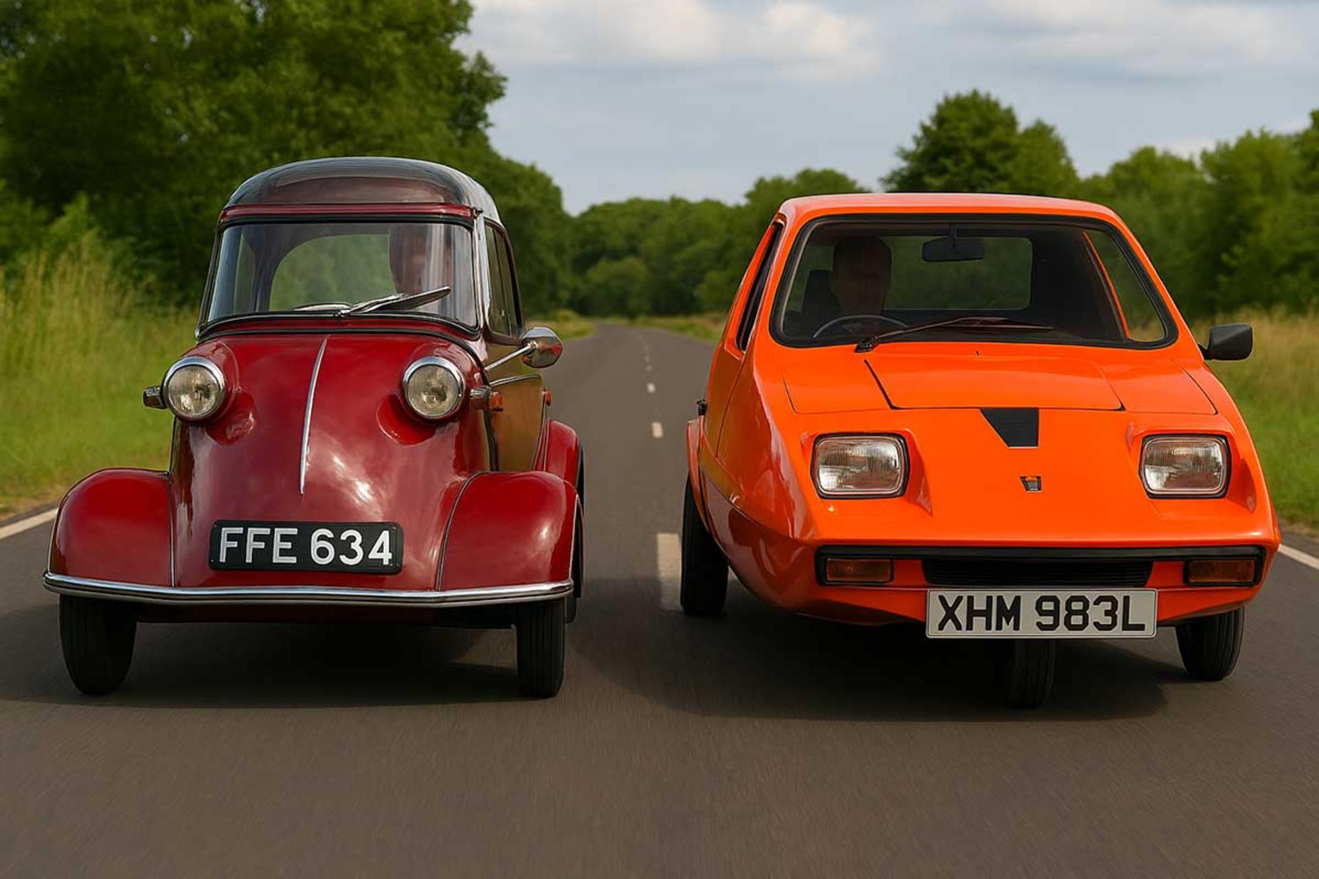 عجیب‌ترین خودروهای سه‌چرخ 