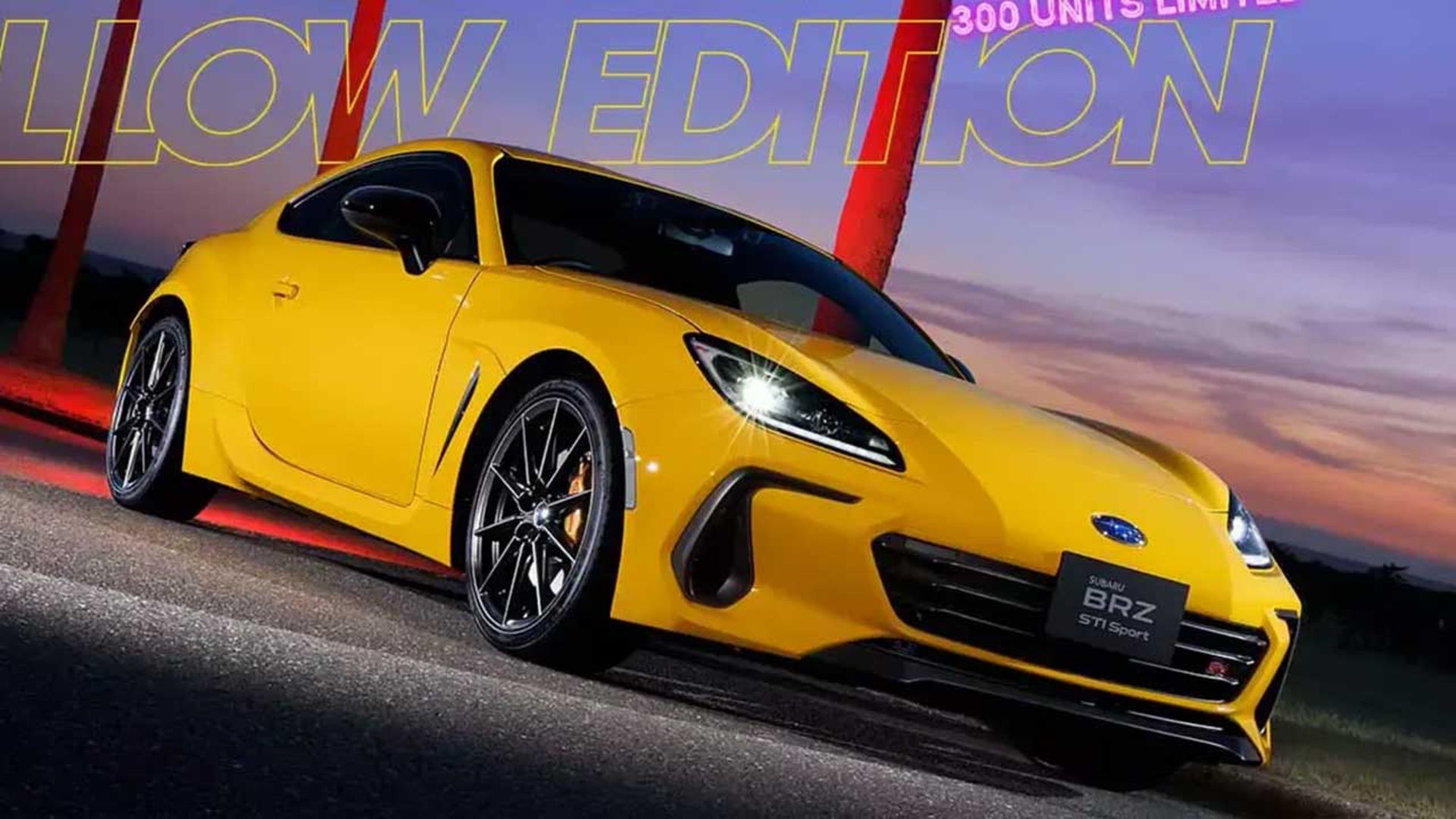 سوبارو BRZ STI اسپرت یلو ادیشن 