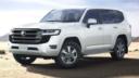 تویوتا لندکروزر (Toyota Land Cruiser) سری ۳۰۰ مدل ۲۰۲۷ با رنگ سفید در بیابان