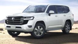 تویوتا لندکروزر (Toyota Land Cruiser) سری ۳۰۰ مدل ۲۰۲۷ با رنگ سفید در بیابان