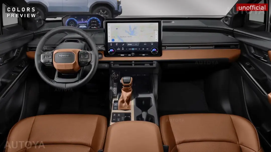 داشبورد و طراحی داخلی خودروی تویوتا لندکروزر (Toyota Land Cruiser) مدل ۲۰۲۸