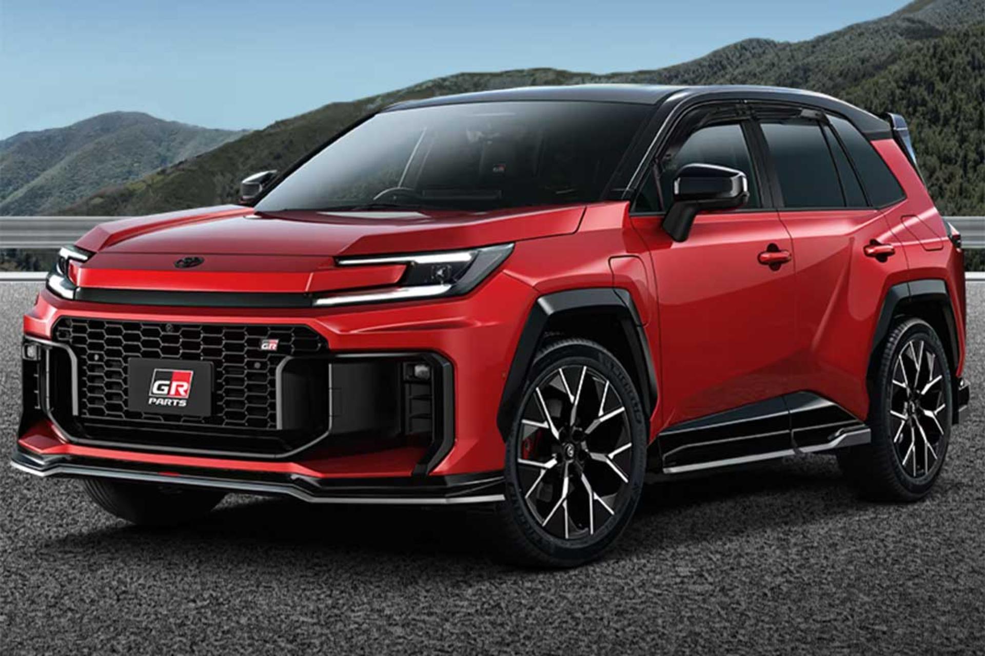 تویوتا راوفور جدید با قطعات GR