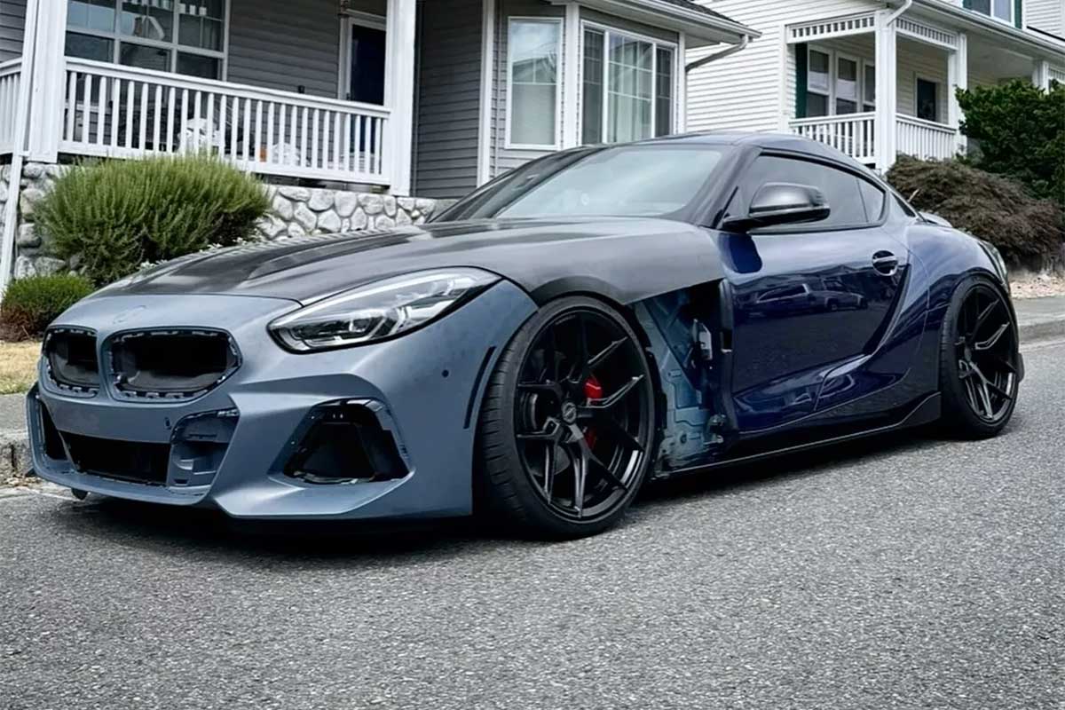 پیوند چهره ب‌ام‌و Z4 به تویوتا سوپرا و خلق خودرویی دورگه!