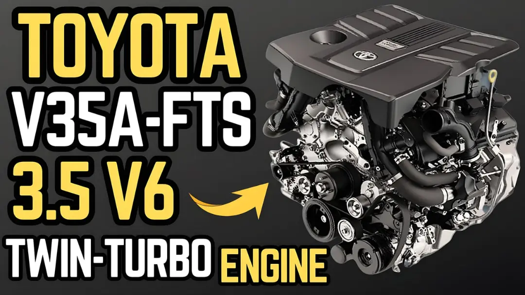 موتور ۳.۵ لیتری V6 تویوتا (Toyota) مدل V35A-FTS با دو توربو