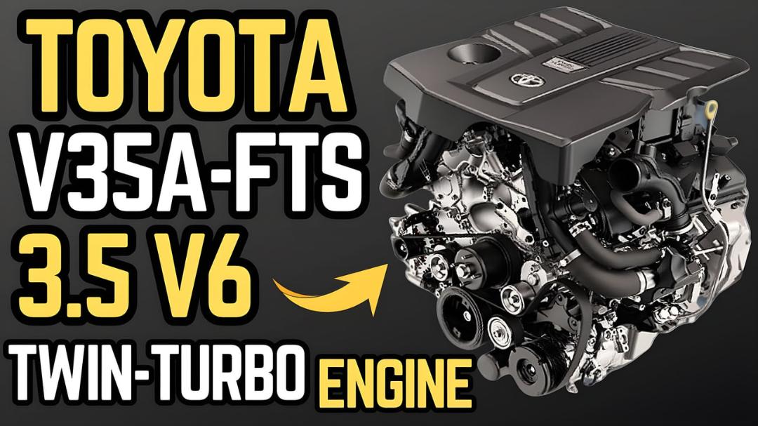 موتور ۳.۵ لیتری V6 تویوتا (Toyota) مدل V35A-FTS با دو توربو