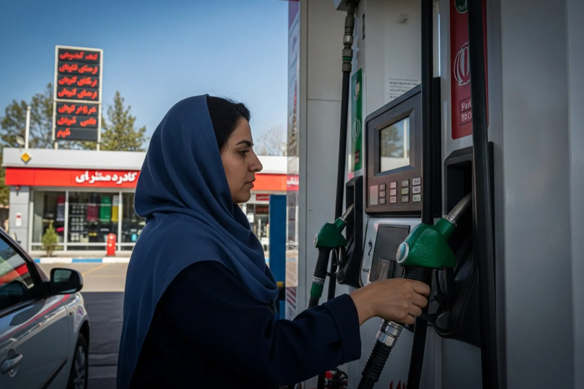 استفاده از کارت سوخت در پمپ بنزین