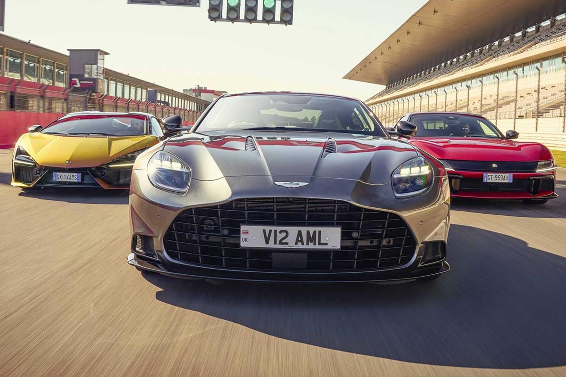 نبرد لامبورگینی، فراری و آستون‌مارتین V12