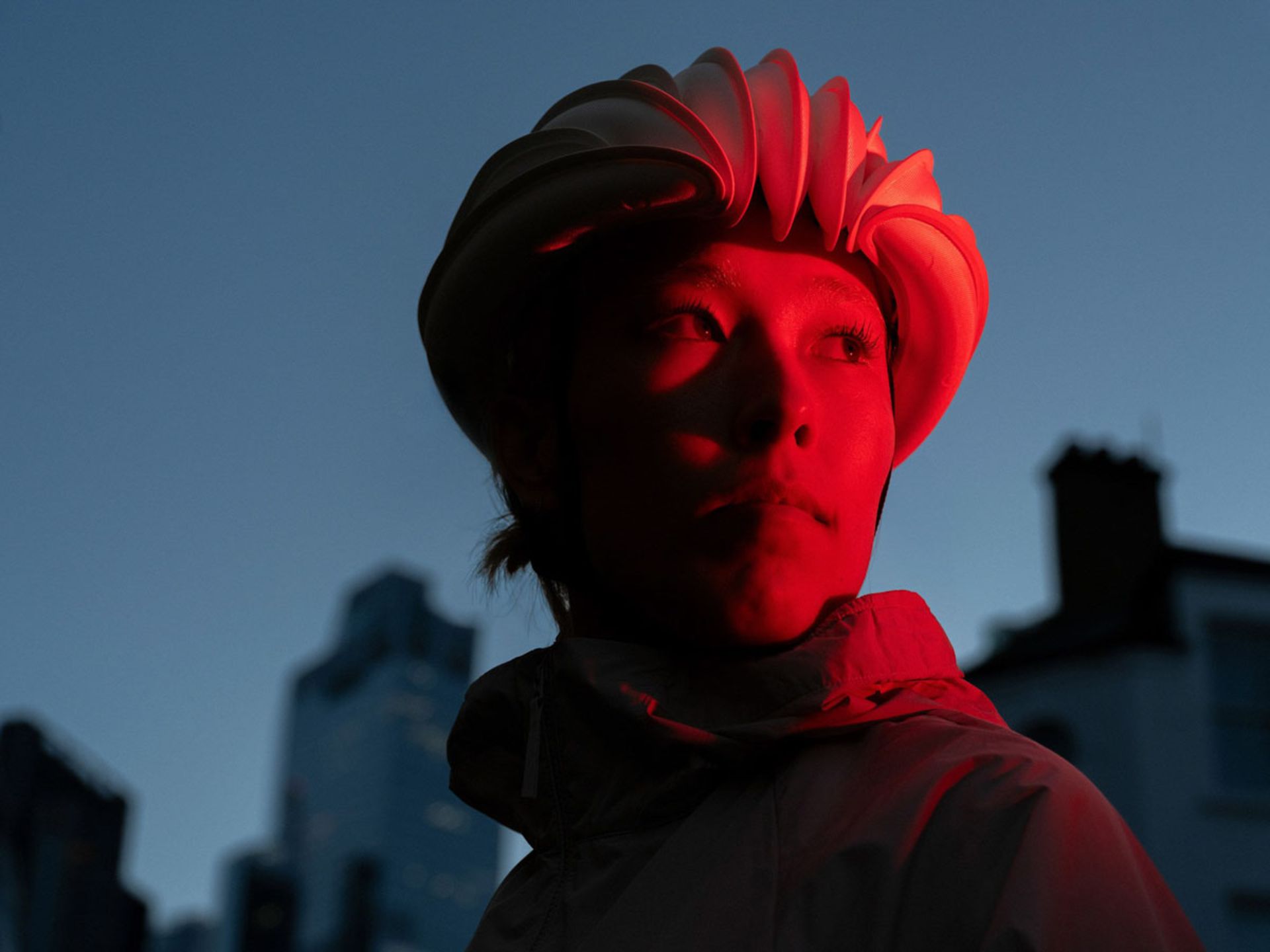 کلاه ایمنی بادی تاشو دوچرخه 