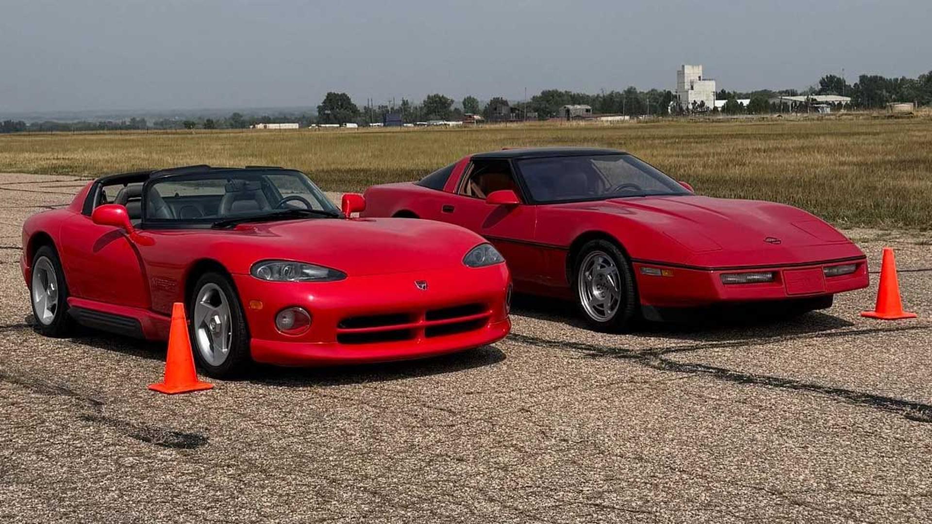 درگ کوروت ZR1 و وایپر دهه 90