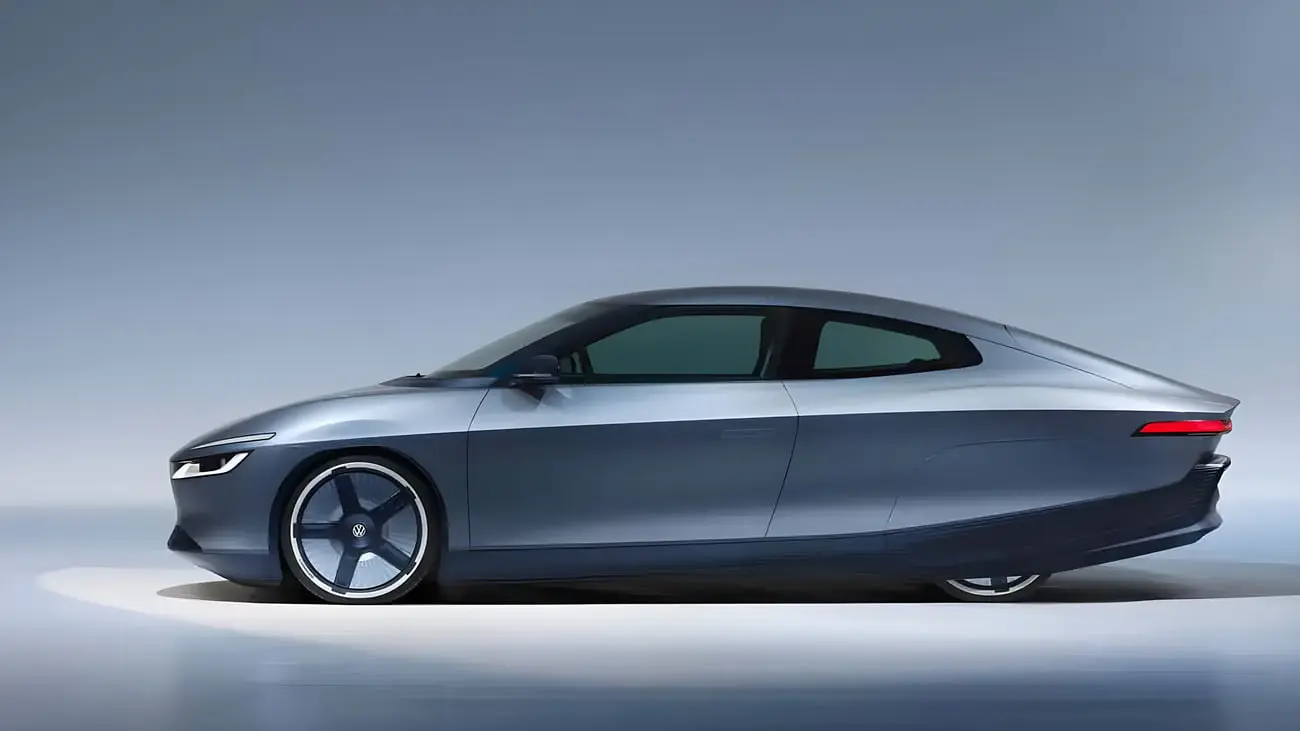 خودروی مفهومی فولکس‌واگن (Volkswagen) با طراحی آیرودینامیک و ضریب درگ بسیار پایین