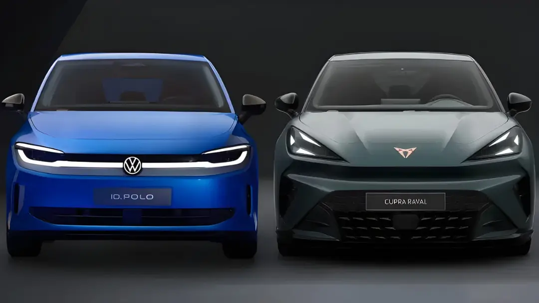 فولکس‌واگن آی‌دی. پولو (Volkswagen ID. Polo) و کوپرا راوال (Cupra Raval) در کنار هم