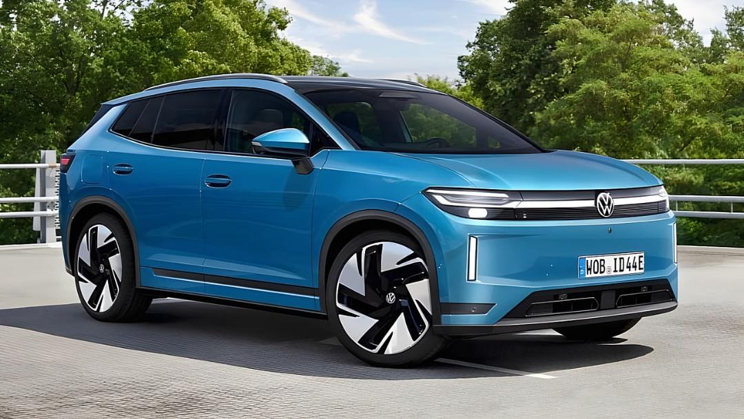 خودرو برقی فولکس‌واگن (Volkswagen) آی‌دی تیگوان در فضای باز