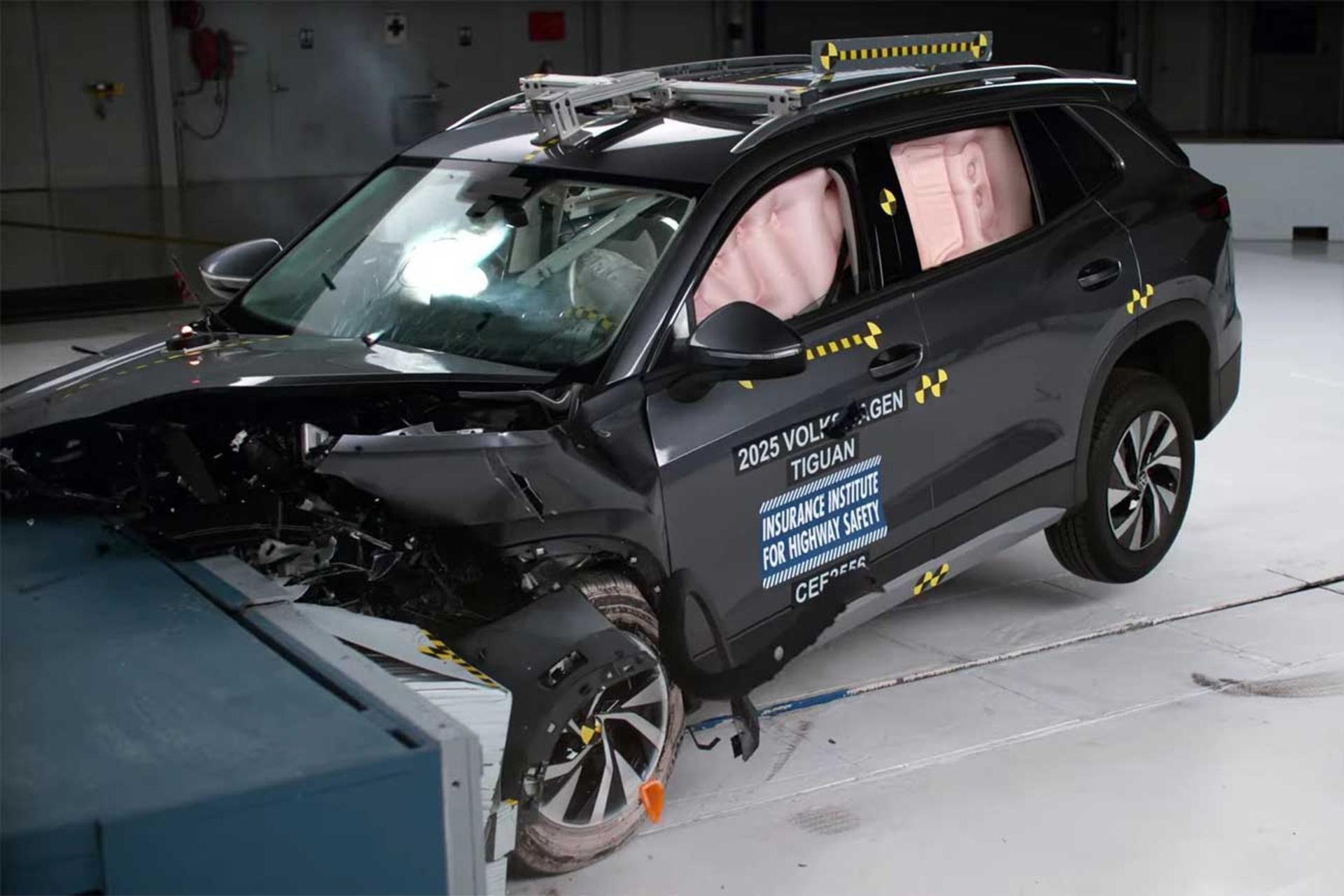 آزمون تصادف IIHS فولکس‌واگن تیگوآن