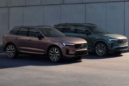 خودروهای ولوو (Volvo) مدل XC60 و XC90 با پیشرانه هیبریدی در فضای باز