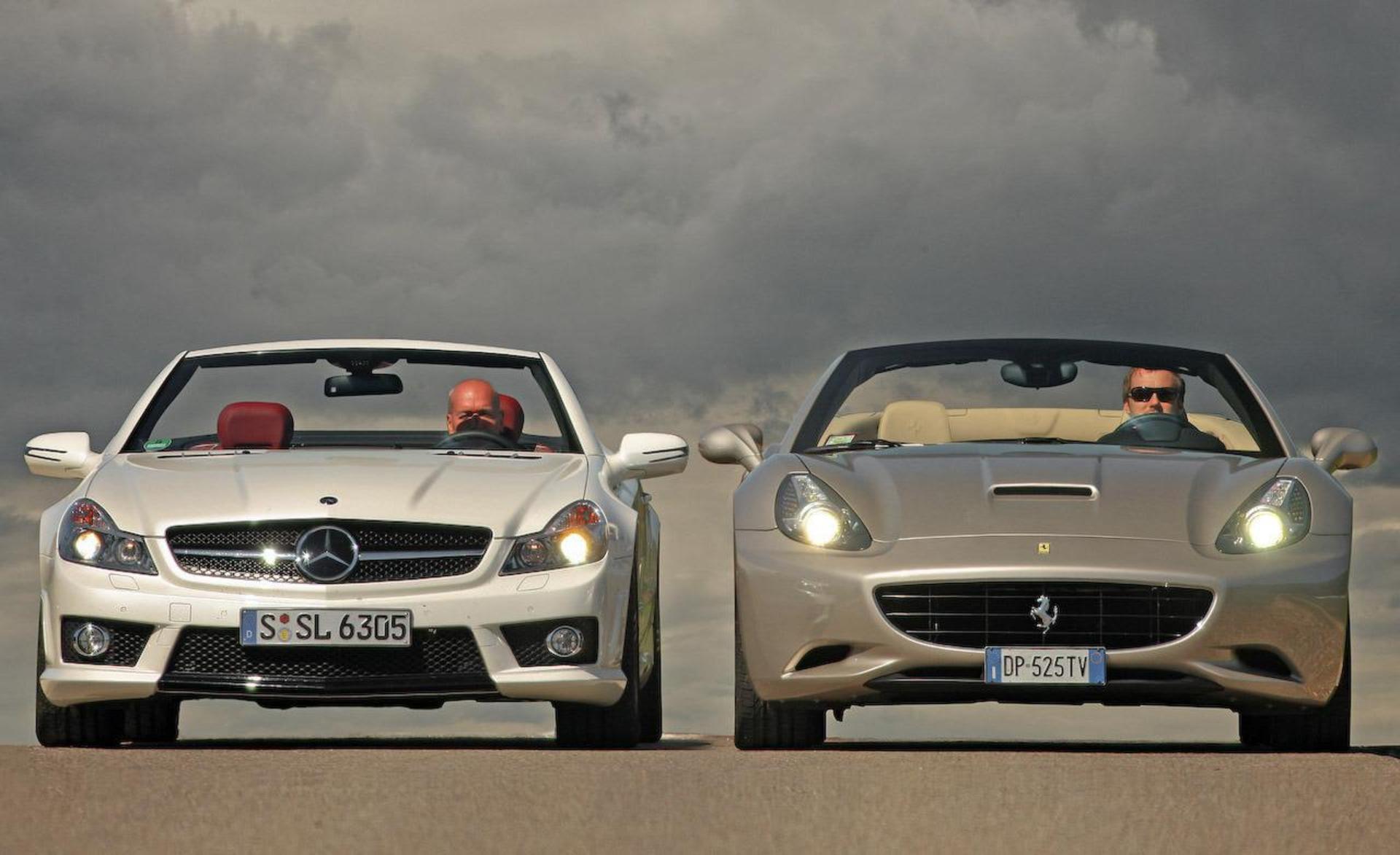 Mercedes-benz SL63 AMG vs. Ferrari California