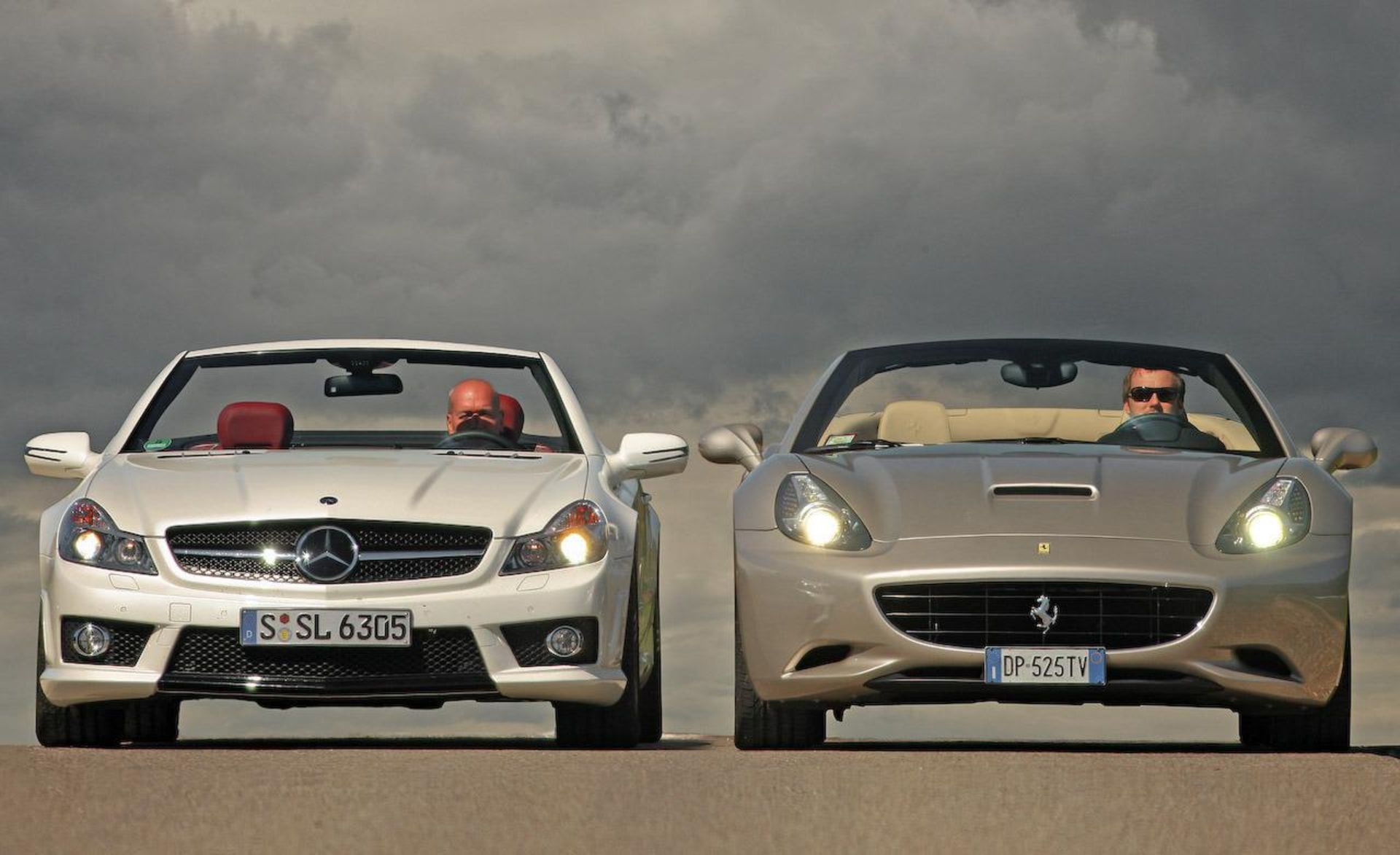 Mercedes-benz SL63 AMG vs. Ferrari California