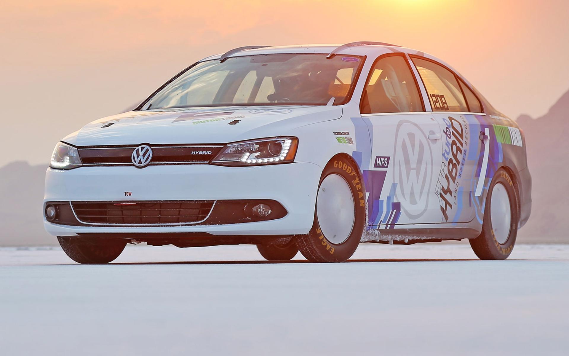 Volkswagen Jetta Hybrid Land Speed Record 