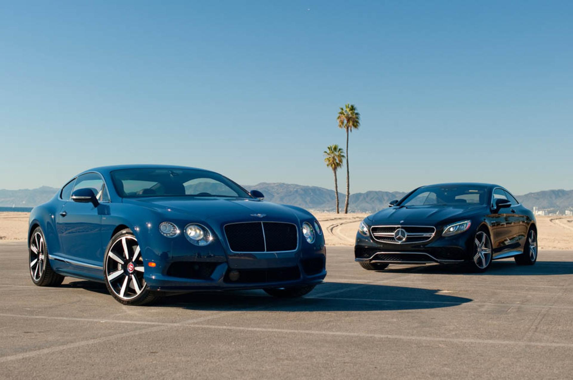 2014 Bentley Continental GT V8 S vs. 2015 Mercedes-Benz S63 AMG 4Matic
