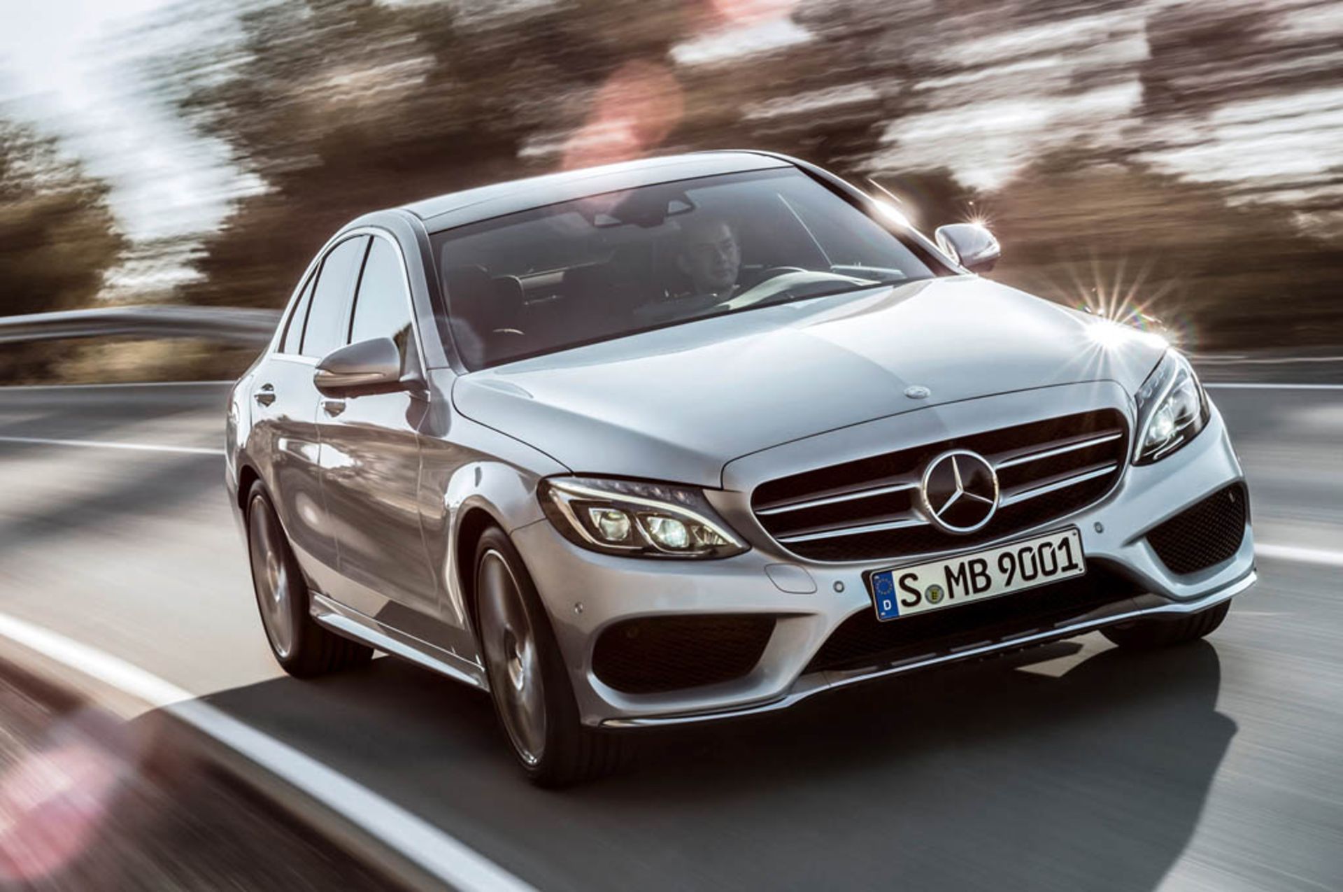 Mercedes-Benz C250, AMG Line, Avantgarde, Diamantsilber metallic