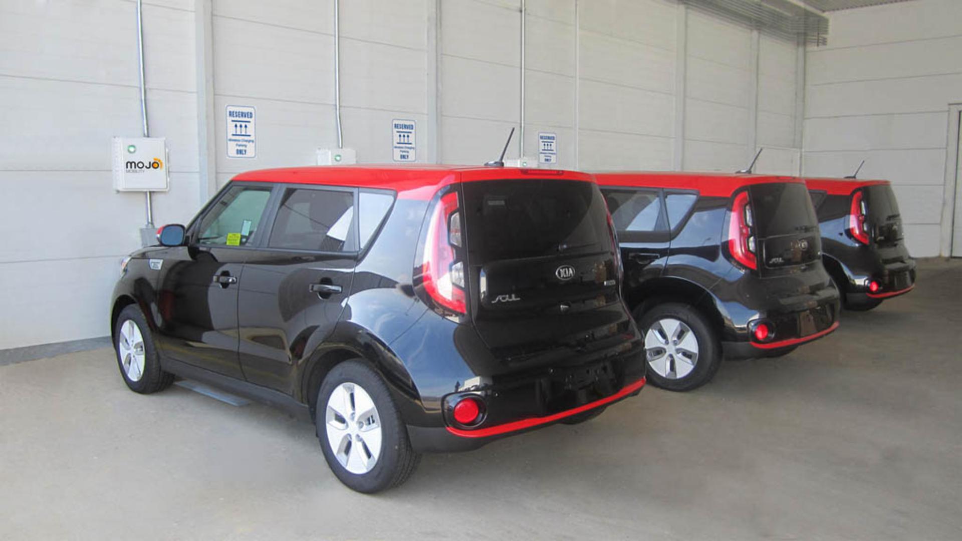 Soul EV wireless charging concept