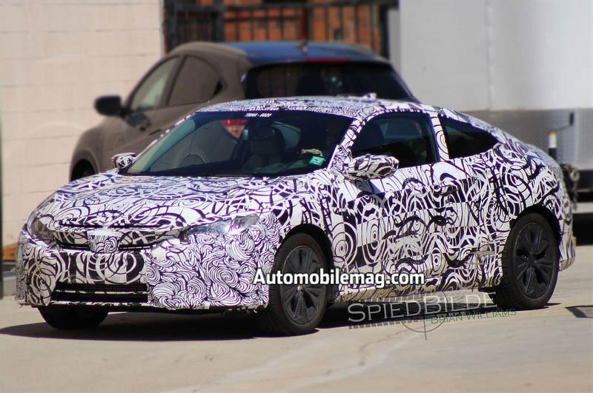 2016 Honda civic coupe spy-photos