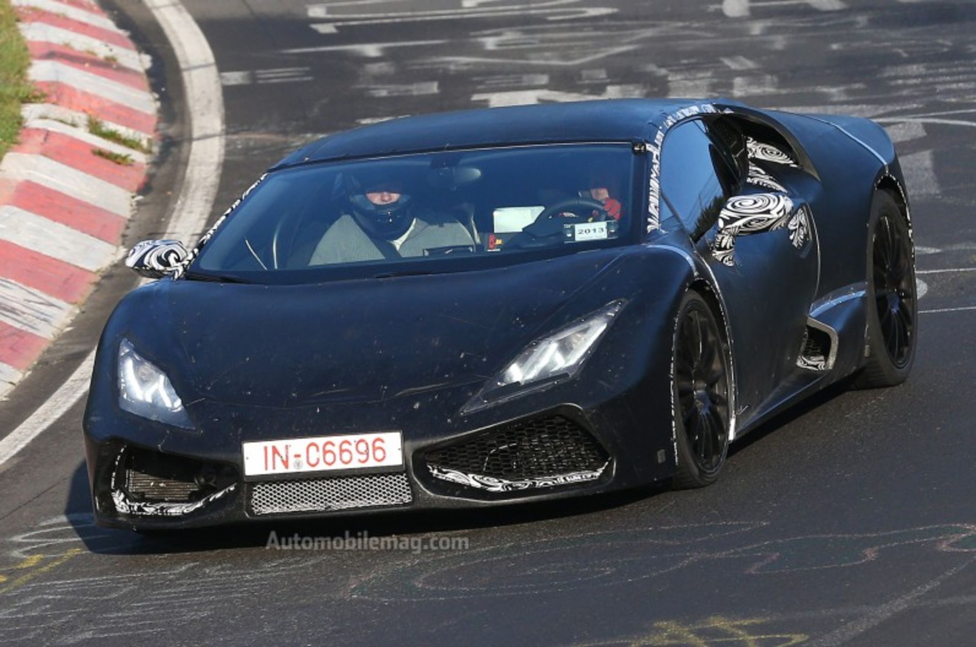 2015-Lamborghini-Cabrera-prototype-testing-on-Nurburgring-front-view-2-796x528