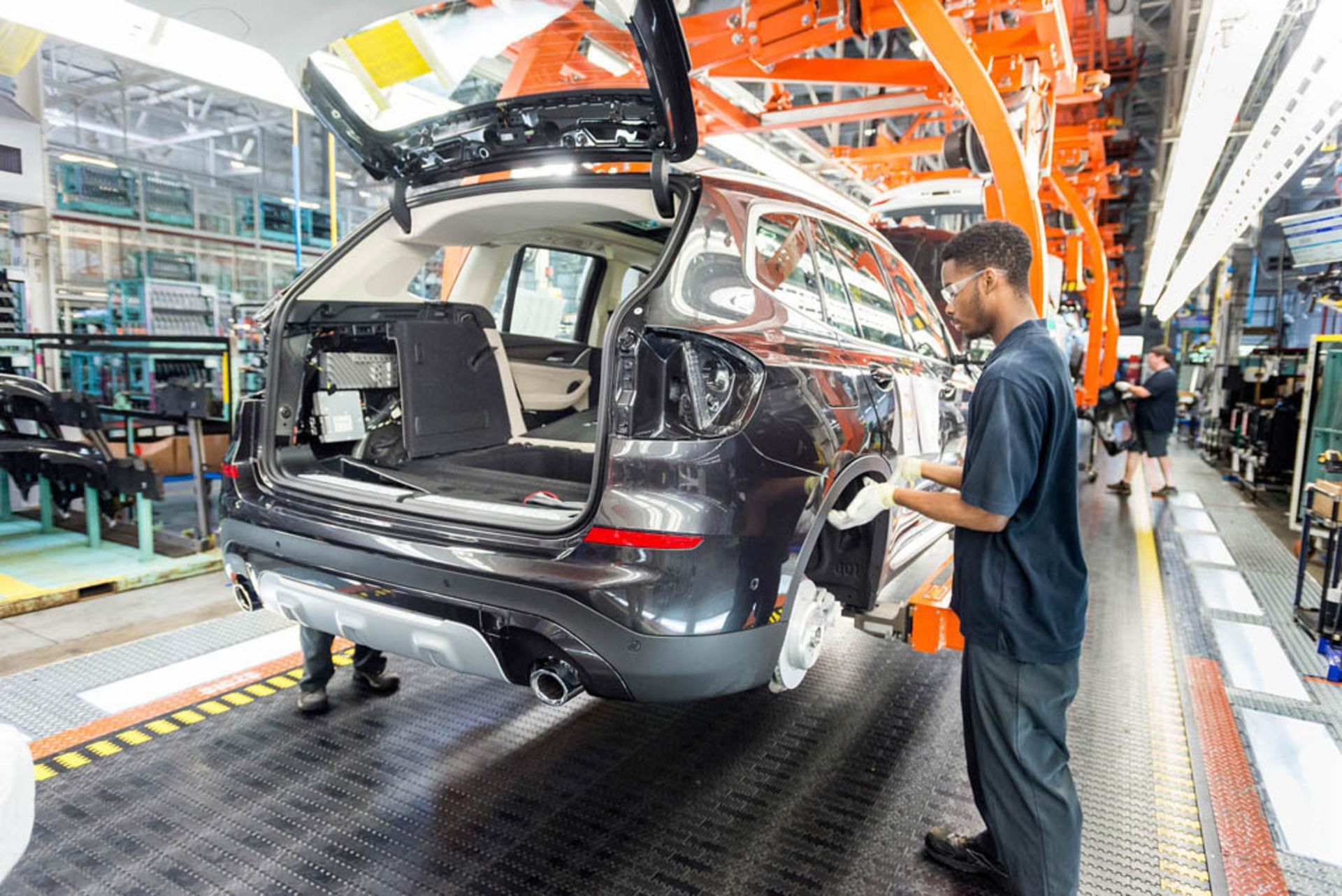 The X3 G01 in assembly Hall
