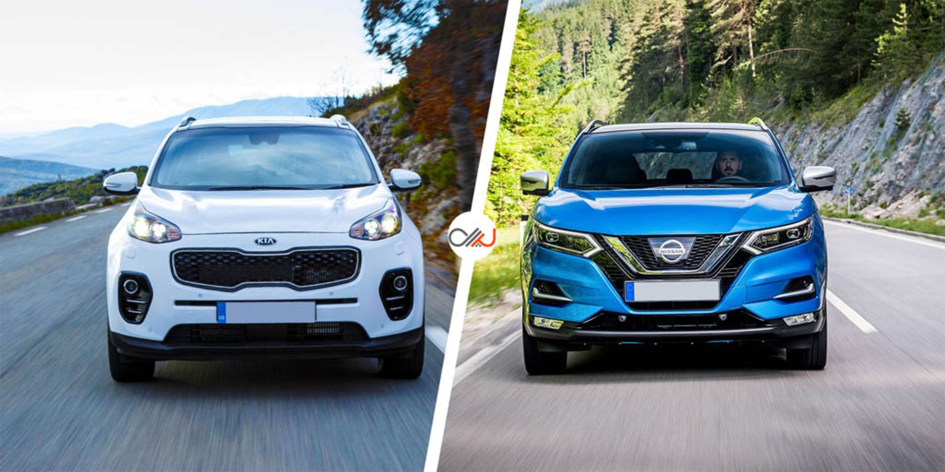 carwow-kia-sportage-vs-nissan-qashqai-lead