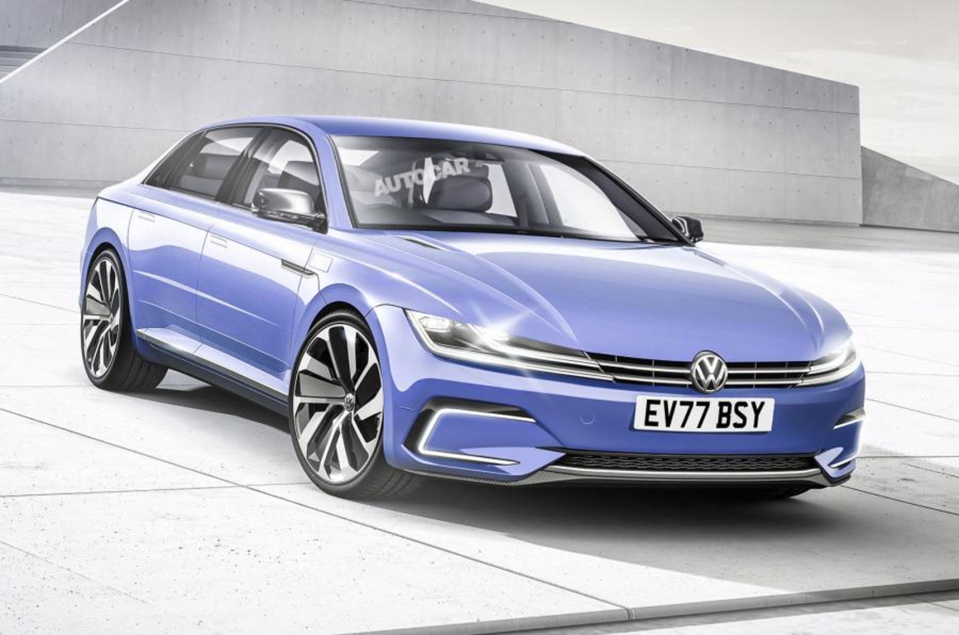 Volkswagen Phaeton Rendering
