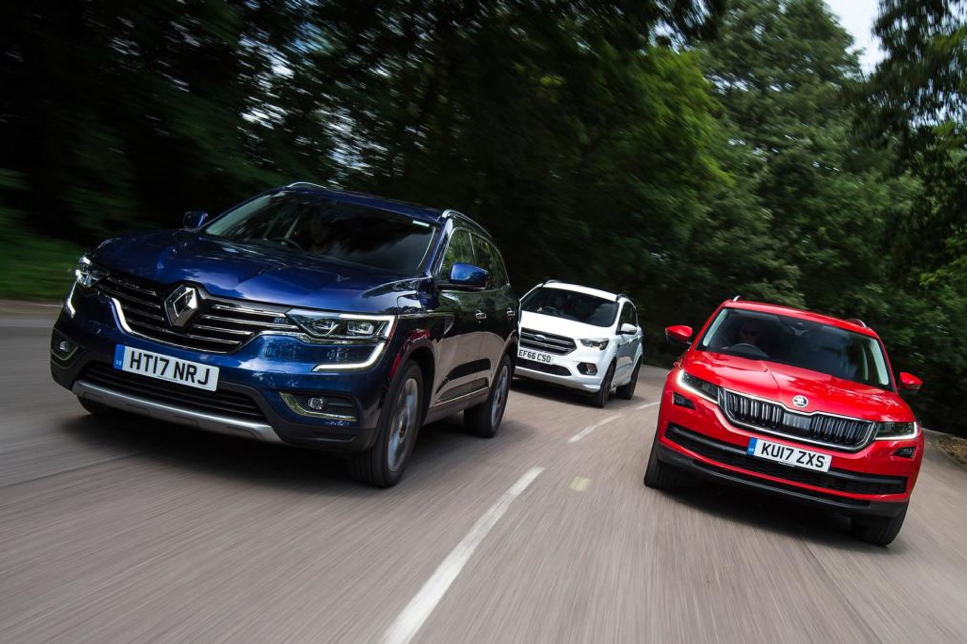 Renault Koleos vs Skoda Kodiaq vs Ford Kuga