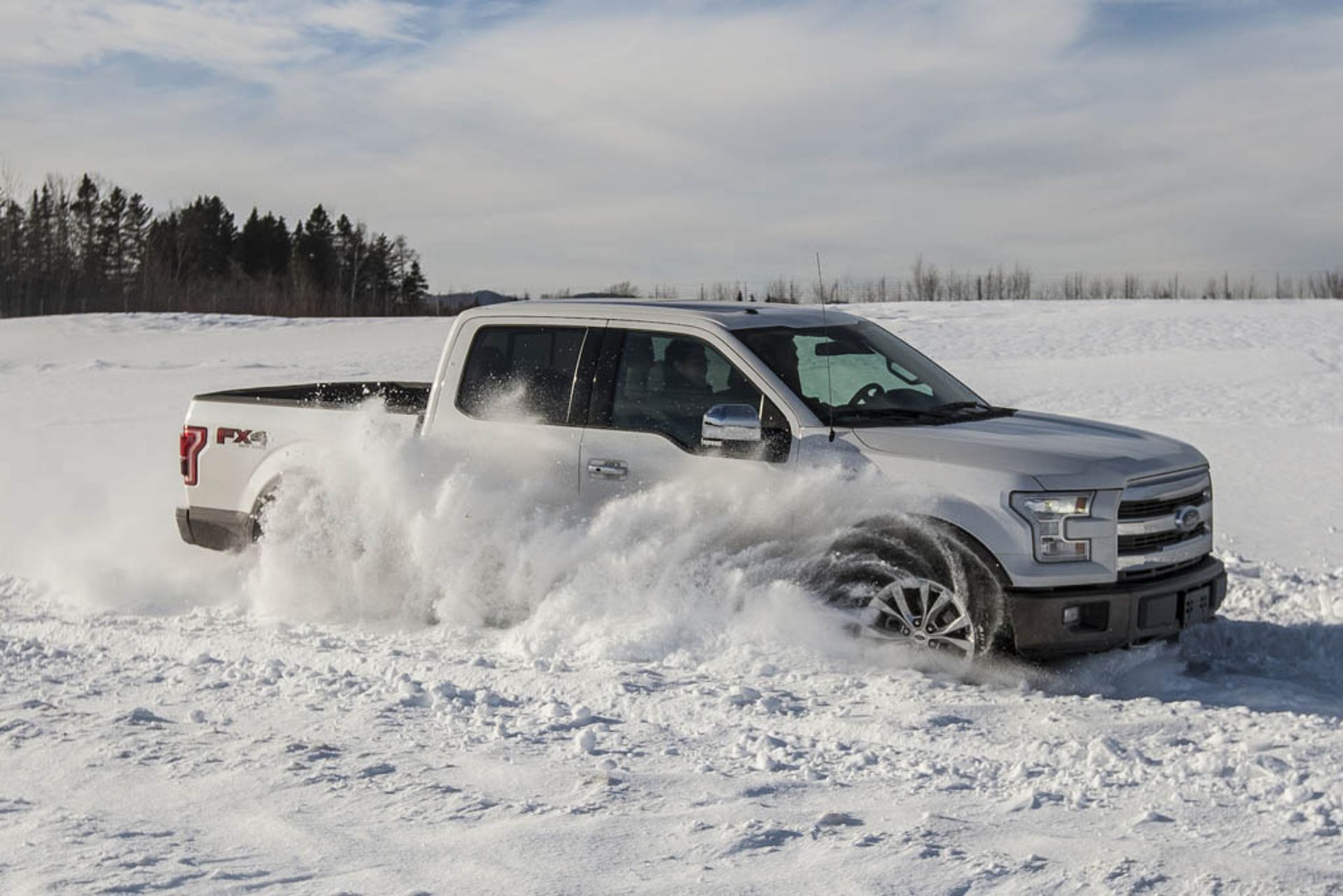 Ford F150 road test in Charlevoix, February 17, 2014. Photo Francis Vachon