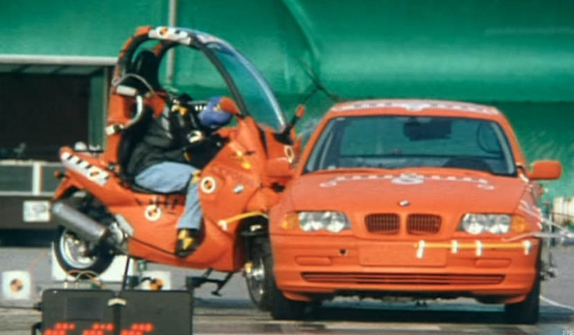 Car vs Scooter CRASH Test 2