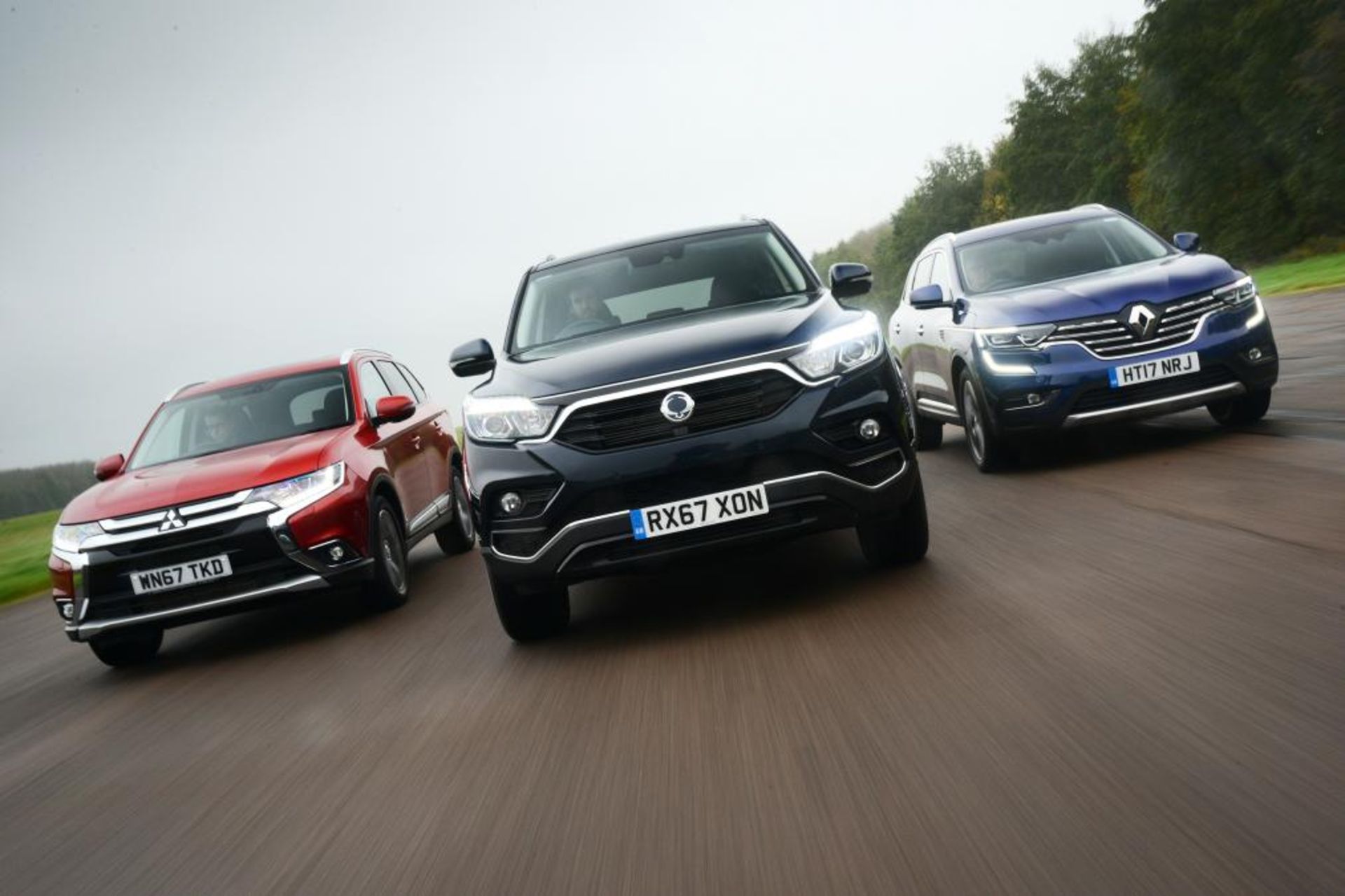 SsangYong Rexton vs Renault Koleos vs Mitsubishi Outlander